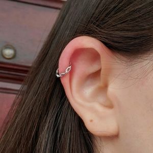 Ear Cuff Silver Chain No Piercing Earring Earcuff
